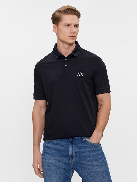 Armani Exchange Polo 3DZFSA ZJ9AZ 1583 Tumši zils Regular Fit