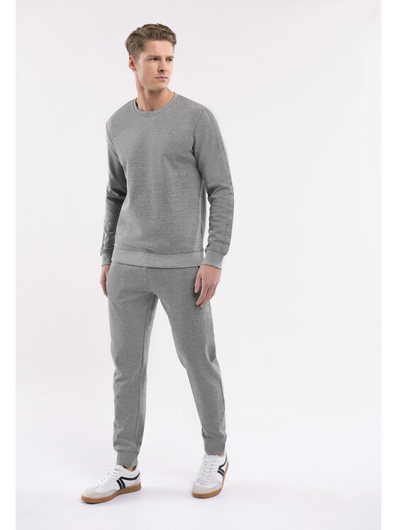 Volcano Volcano Bluza B-DREK Szary Regular Fit