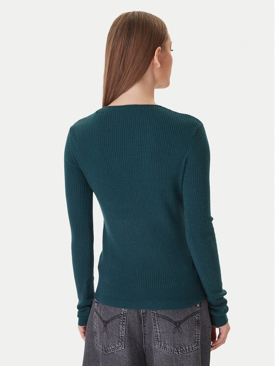 Patrizia Pepe Patrizia Pepe Pulover 2K0331/K7S0-G619 Zelena Regular Fit