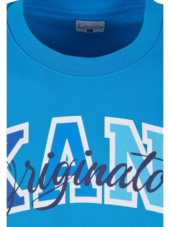 Karl Kani Karl Kani T-Shirt SERIF ORIGINATOR TEE Modrá Regular Fit