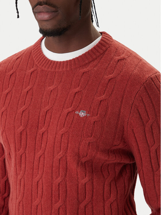 Gant Gant Πουλόβερ 8050213 Κόκκινο Regular Fit