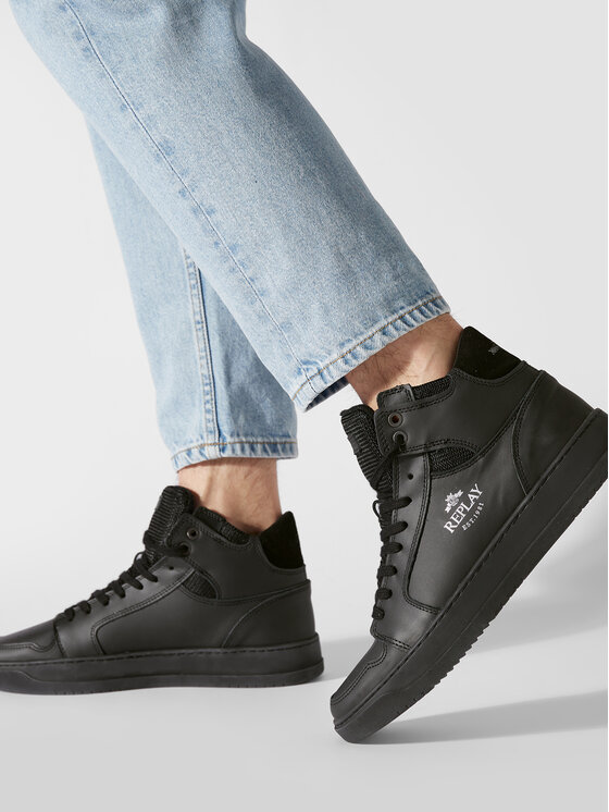 Replay Sneakersy Reload Premium GMZ3R .000.C0010L Czarny | Modivo.pl