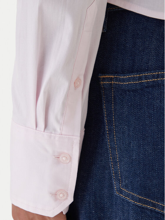 Tommy Jeans Tommy Jeans Košile Baby DW0DW22604 Růžová Slim Fit