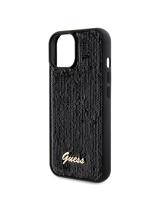 Guess Guess Etui na telefon iPhone 14 / 15 / 13 Czarny