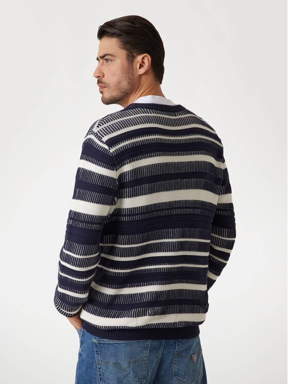 Guess Guess Sweter 173947 Niebieski Classic Fit