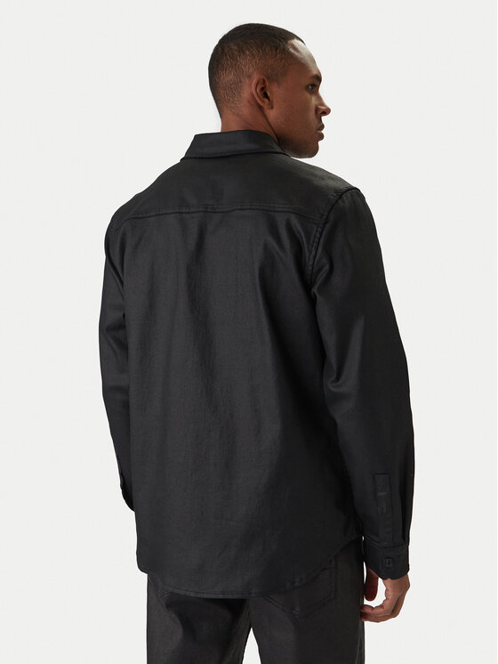 Guess Guess дънкова риза M6RH75 D6480 Черен Regular Fit