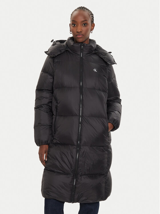 Calvin Klein Jeans Vatovaná bunda J20J224109 Čierna Regular Fit