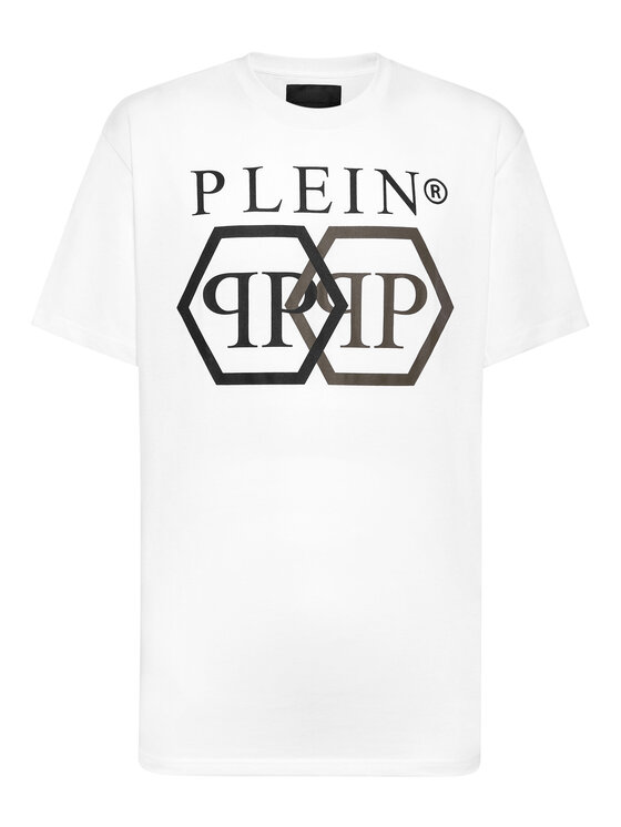 PHILIPP PLEIN PHILIPP PLEIN T-Shirt 9415 Bílá Regular Fit