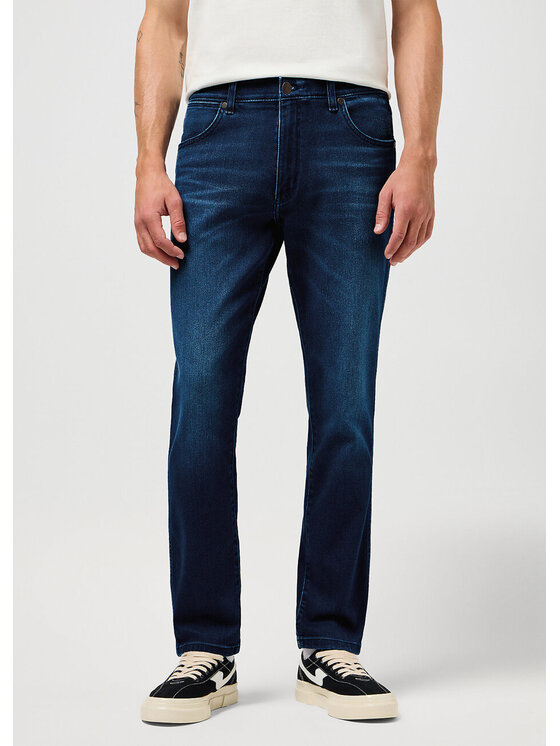 Wrangler Wrangler Jeansy LARSTON Niebieski Slim Fit