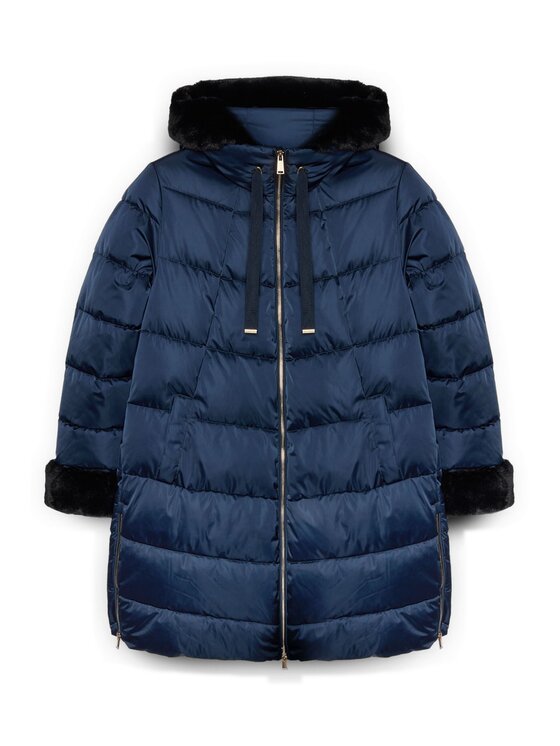 Fiorella Rubino Fiorella Rubino Giubbotto piumino F441T001342N034 Blu Slim Fit