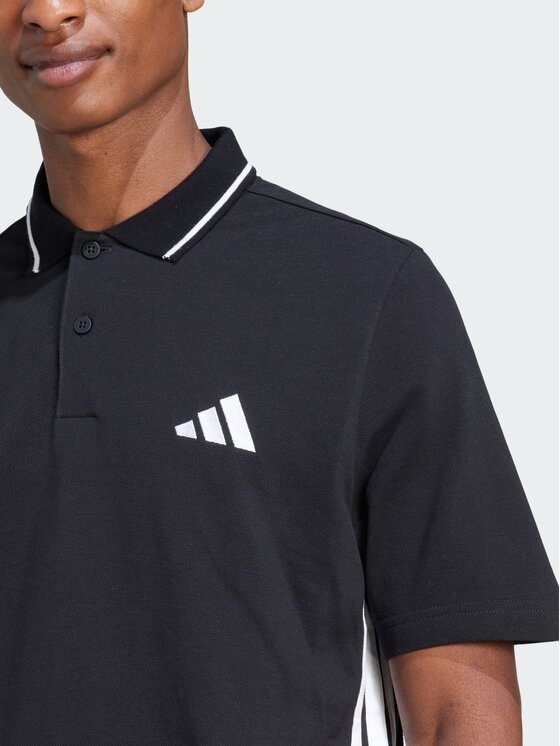 adidas adidas Polo 143471 Czarny Regular Fit