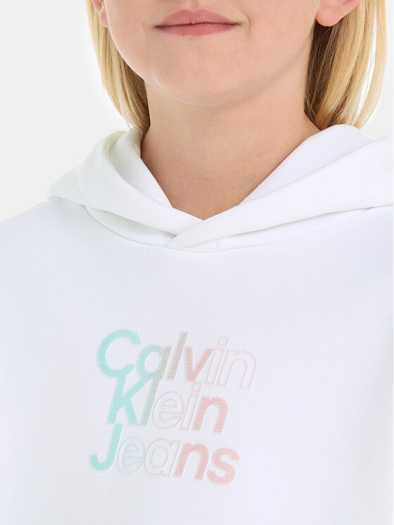 Calvin Klein Jeans Calvin Klein Jeans Μπλούζα Gradient IG0IG02422 D Λευκό Relaxed Fit