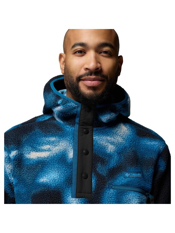 Columbia Columbia Polar Helvetia™ II Printed Fleece Hoodie Niebieski Regular Fit