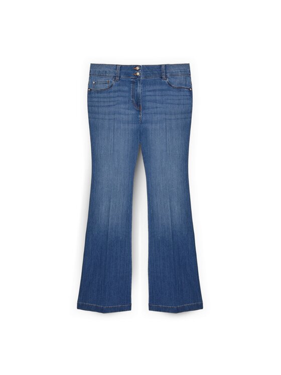 Fiorella Rubino Fiorella Rubino Jeansy P464T005155N024 Niebieski Flare Fit