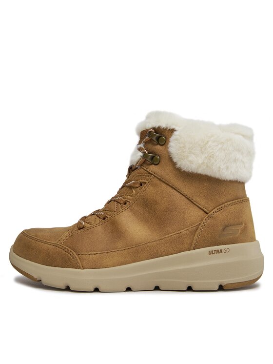 Skechers Skechers Trzewiki Glacial Ultra Cozyly 144178/CSNT Brązowy