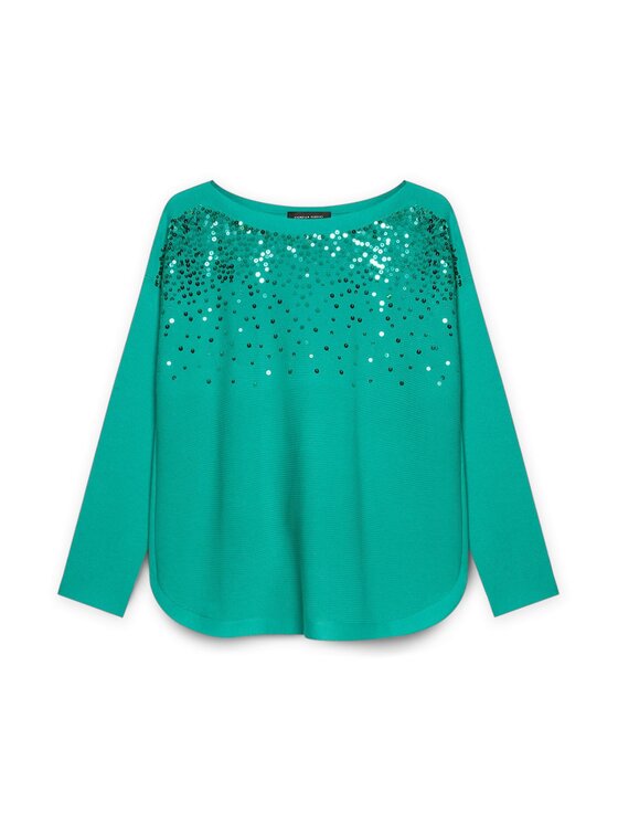 Fiorella Rubino Fiorella Rubino Cardigan M471L007836N015 Turchese A-Line Fit