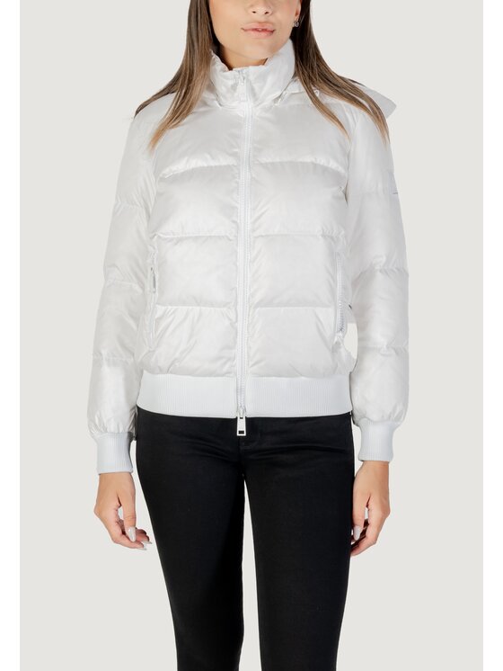 Armani Exchange Armani Exchange Kurtka puchowa DOWN JACKET Biały Casual Fit
