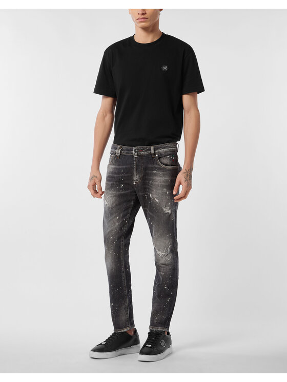PHILIPP PLEIN PHILIPP PLEIN Jeansy 26869 Černá Skinny Fit