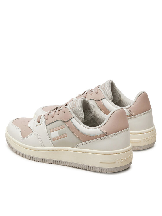 Tommy Jeans Tommy Jeans Tenisice Tjw Retro Basket Total Logo EN0EN02606 Écru