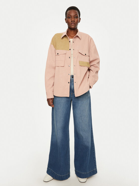 One Teaspoon One Teaspoon Сорочка Daria 26713B Рожевий Regular Fit