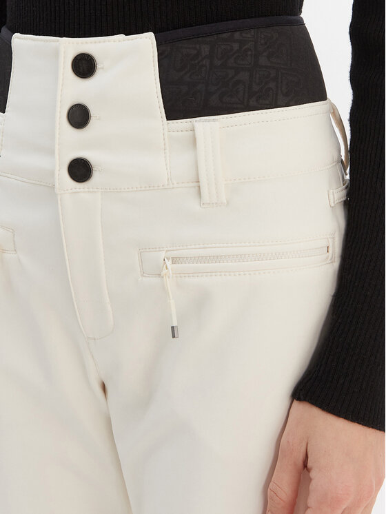 Roxy Roxy Lumelauapüksid Rising High ERJTP03295 Valge Skinny Fit