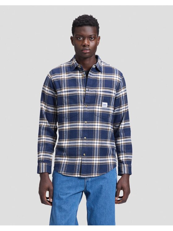 Lee Lee Koszula WORKWEAR SHIRT 2.0 Kolorowy Relaxed Fit