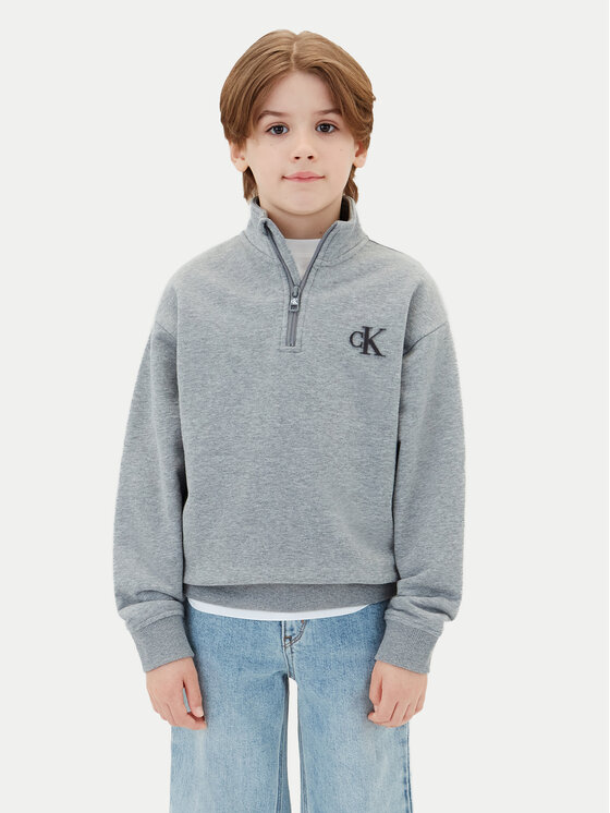 Calvin Klein Jeans Calvin Klein Jeans Μπλούζα LVCKTJB47B Γκρι Regular Fit