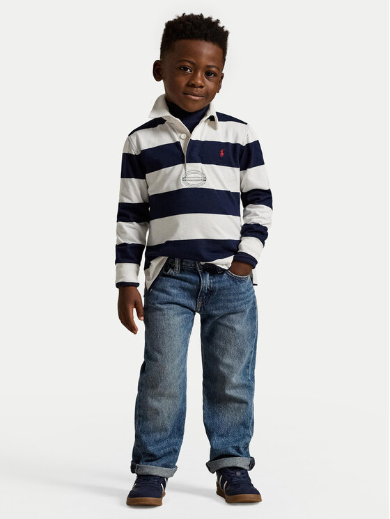 Polo Ralph Lauren Polo Ralph Lauren Тениска с яка и копчета 322932280001 Тъмносин Regular Fit