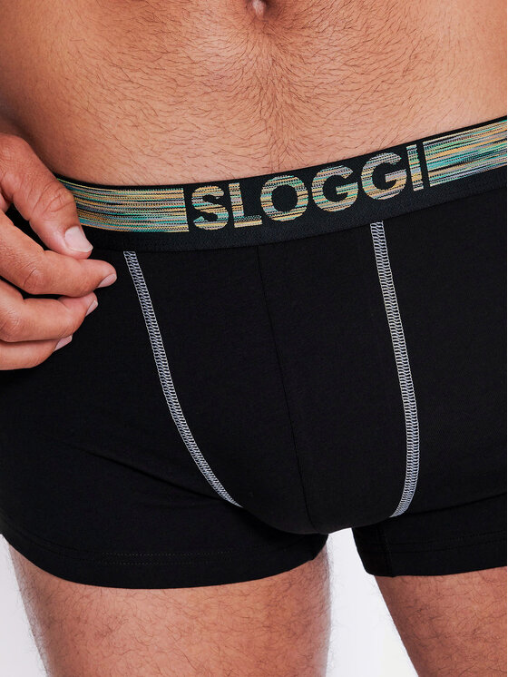 Sloggi Sloggi Komplet bokserek 10218485 Czarny