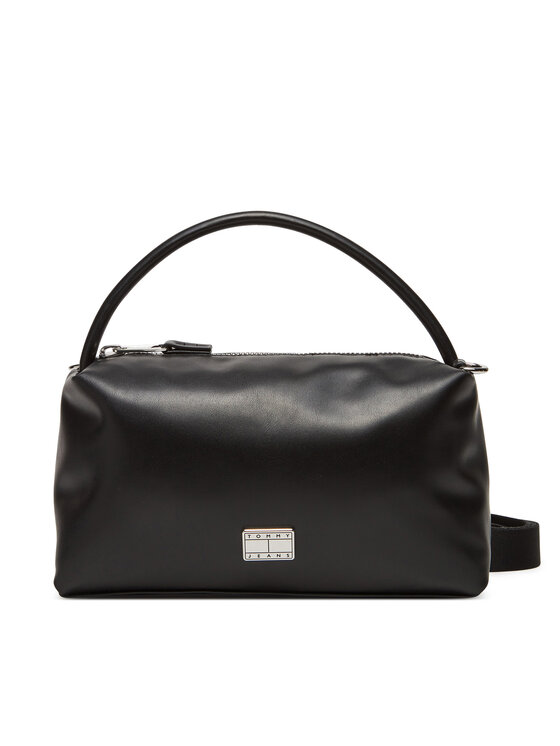 Geantă Tommy Jeans Tjw American Cool Shoulder Bag AW0AW17531 Negru
