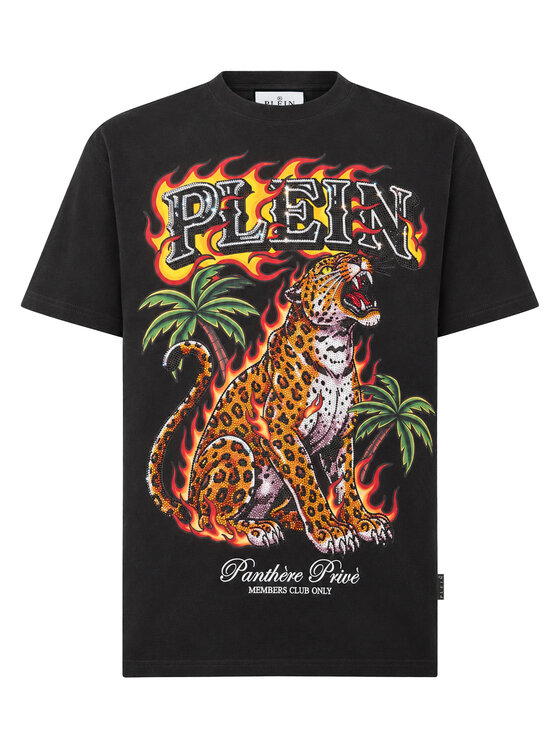 PHILIPP PLEIN PHILIPP PLEIN T-Shirt 32089 Czarny Regular Fit