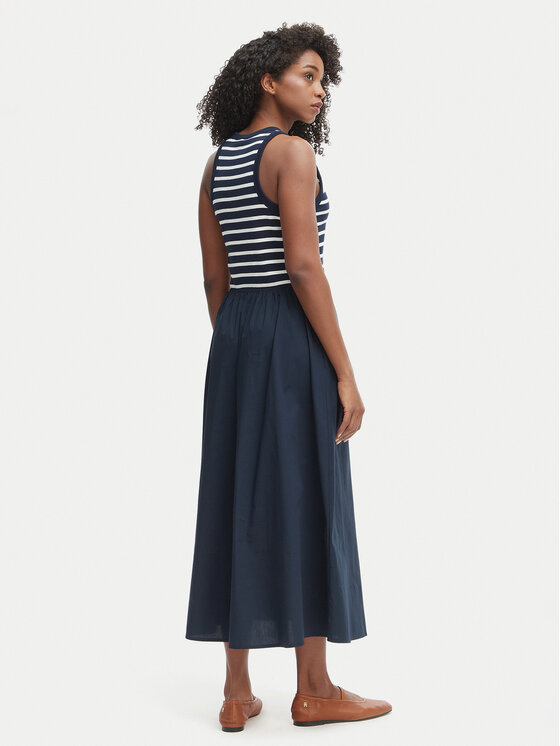 Tommy Hilfiger Tommy Hilfiger Kasdieninė suknelė WW0WW49628 Tamsiai mėlyna Regular Fit