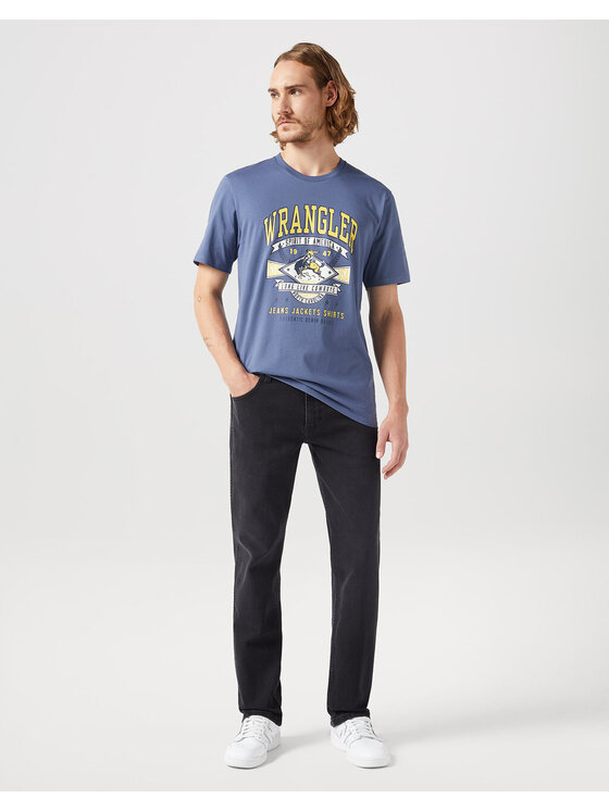 Wrangler Wrangler Jeans Greensboro Film Noir Nero Regular Fit