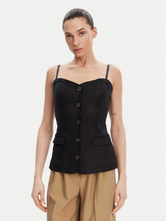 Guess Guess Top W5GH0L WH5L2 Černá Regular Fit