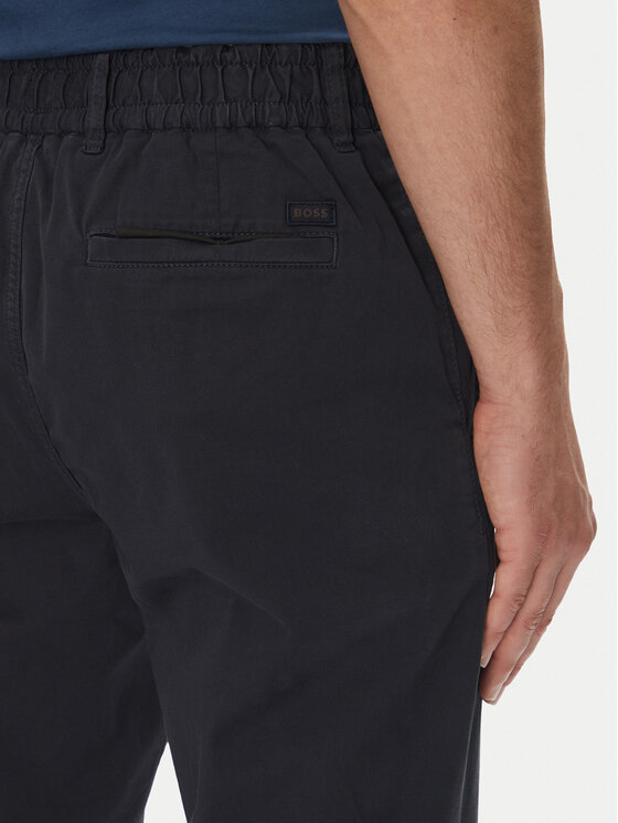 BOSS BOSS Chinosy 50536722 Granatowy Tapered Fit