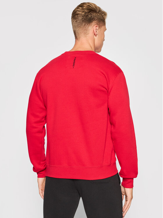 Felpa Roar Rosso Regular Fit