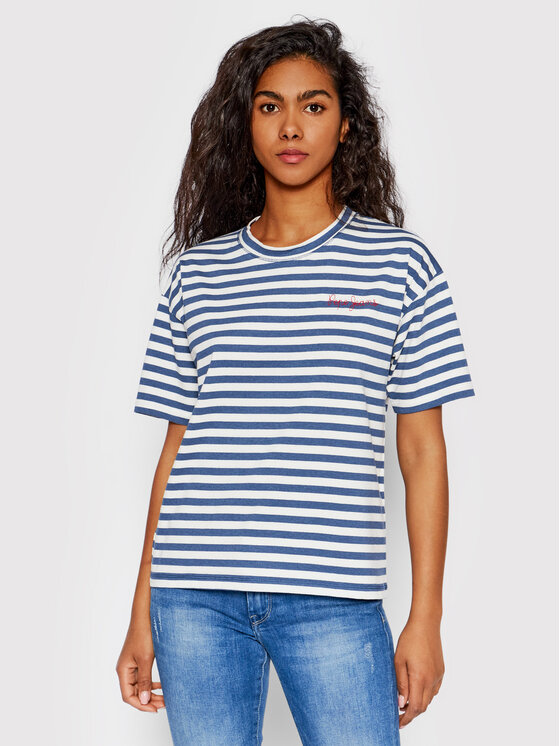 Pepe Jeans Pepe Jeans Футболка Claire PL504349 Голубий Regular Fit