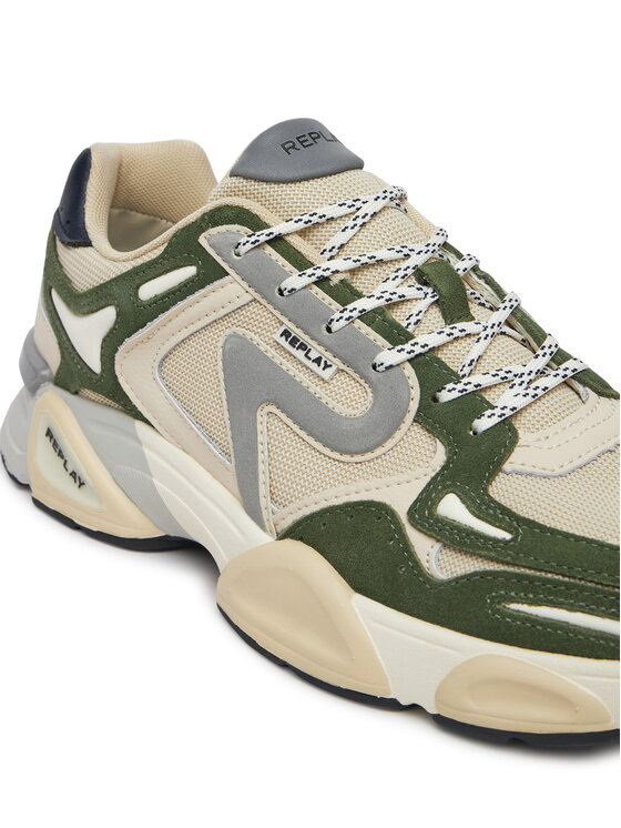REPLAY REPLAY Sneakersy GMS9M .000.C0008T Zielony