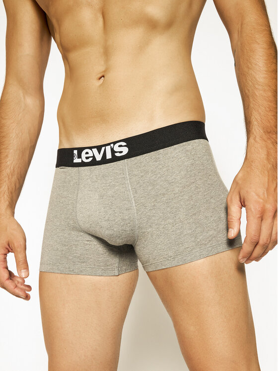 Set di 2 boxer Solid Basic 905002001 Grigio