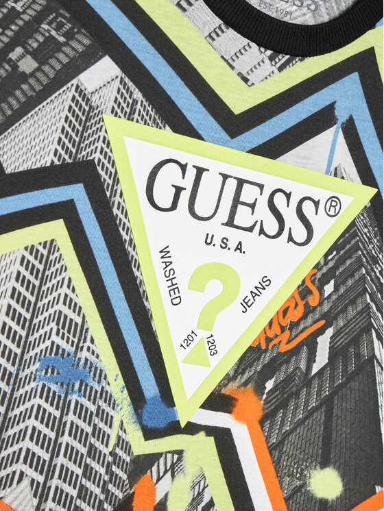 T-shirt L3RI03 K8HM3 Multicolore Regular Fit