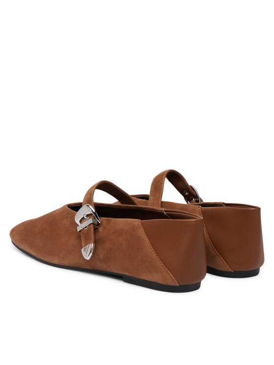 Tommy Jeans Tommy Jeans Μπαλαρίνες Tjw Ballerina Suede EN0EN03067 Καφέ