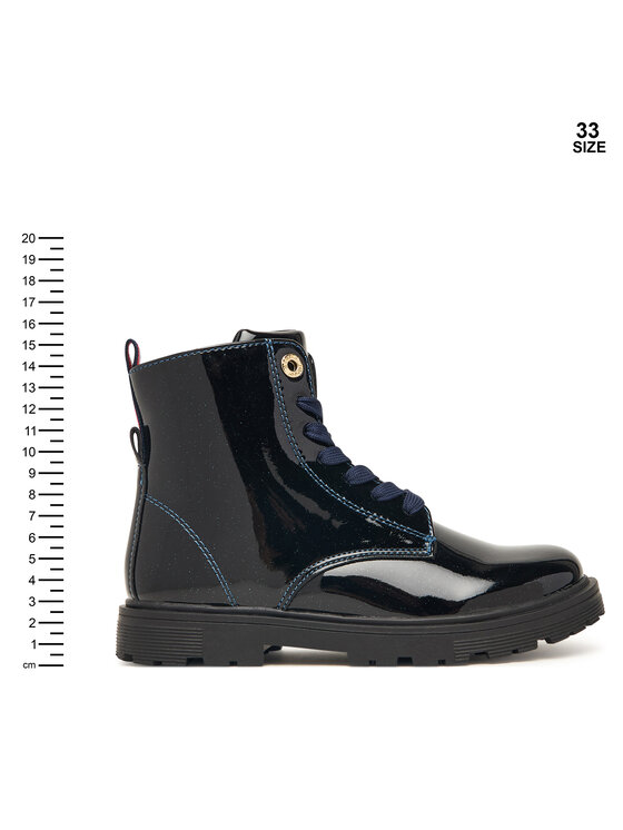 Tommy Hilfiger Tommy Hilfiger Šnurovacia obuv T1A5-35153-1237 S Tmavomodrá