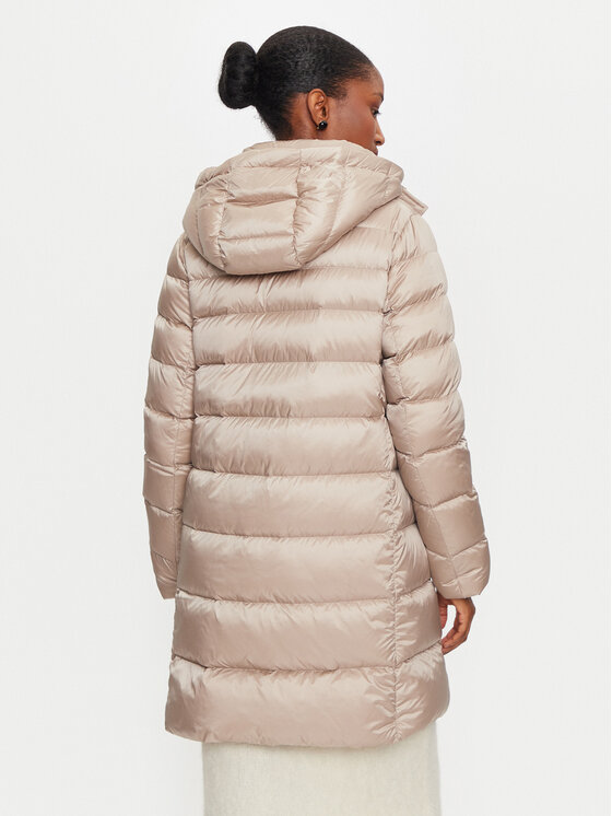 Hetregó Hetregó Пухено яке Leonie 8N603M Бежов Regular Fit