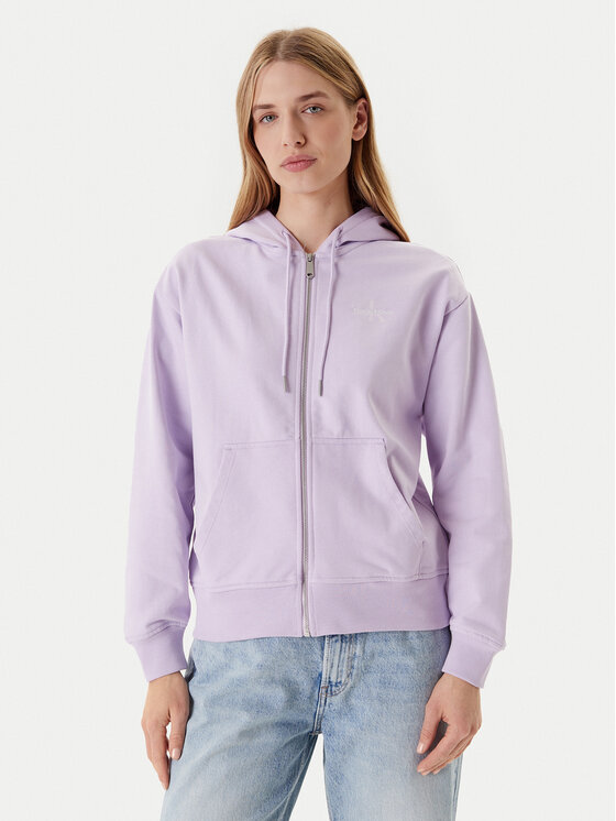 Calvin Klein Jeans Calvin Klein Jeans Bluză Monologo LV047B270G Violet Regular Fit