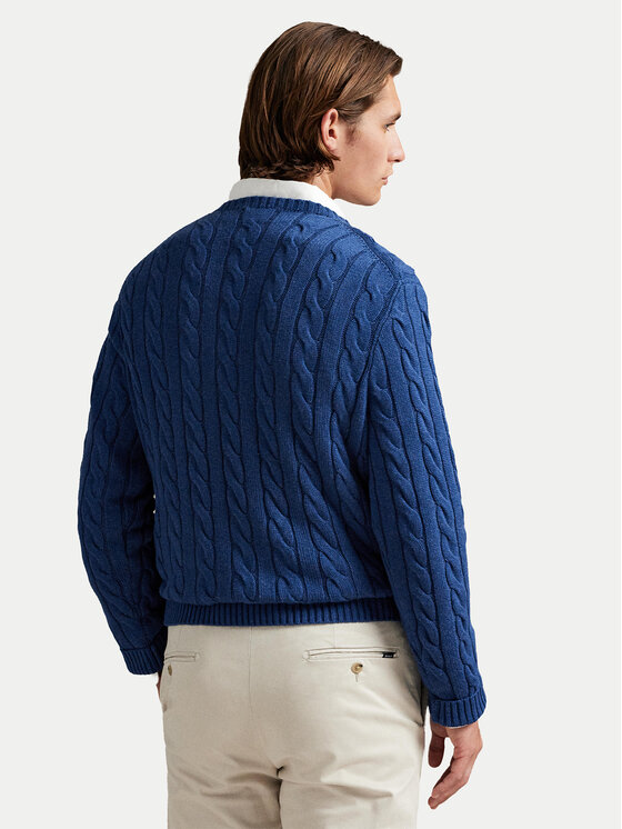 Polo Ralph Lauren Polo Ralph Lauren Sweter 710775885532 Granatowy Regular Fit