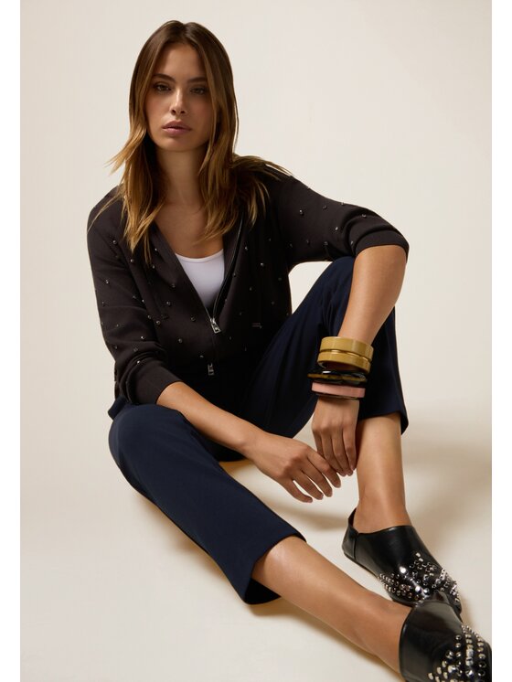 Oltre Oltre Maglione M283J005017N013 Grigio Regular Fit