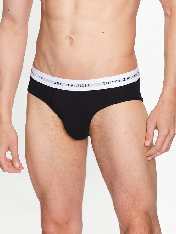 Tommy Hilfiger Tommy Hilfiger Souprava slipů UM0UM02905 Černá