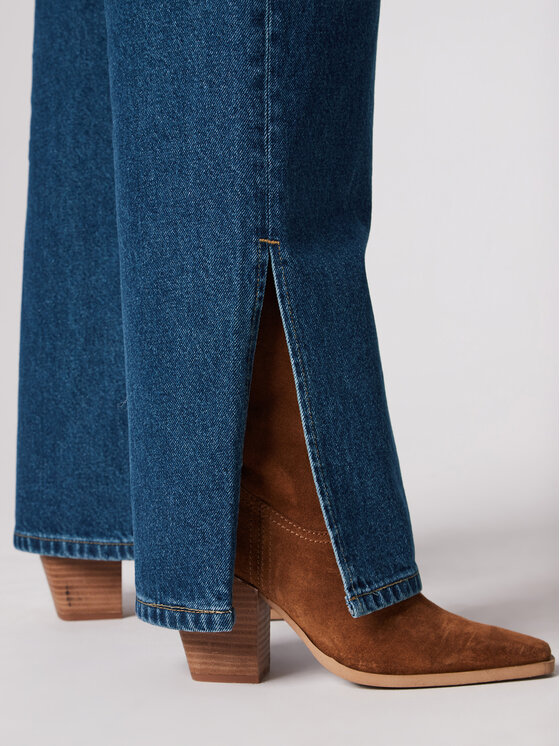 Simple Simple Traperice SPDJ504-01 Tamnoplava Relaxed Fit