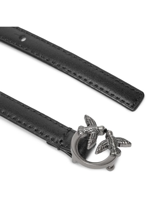 PINKO Pinko Opasok Love Berry H1 Belt PE 24 PLT01 102148 A0F1 Čierna
