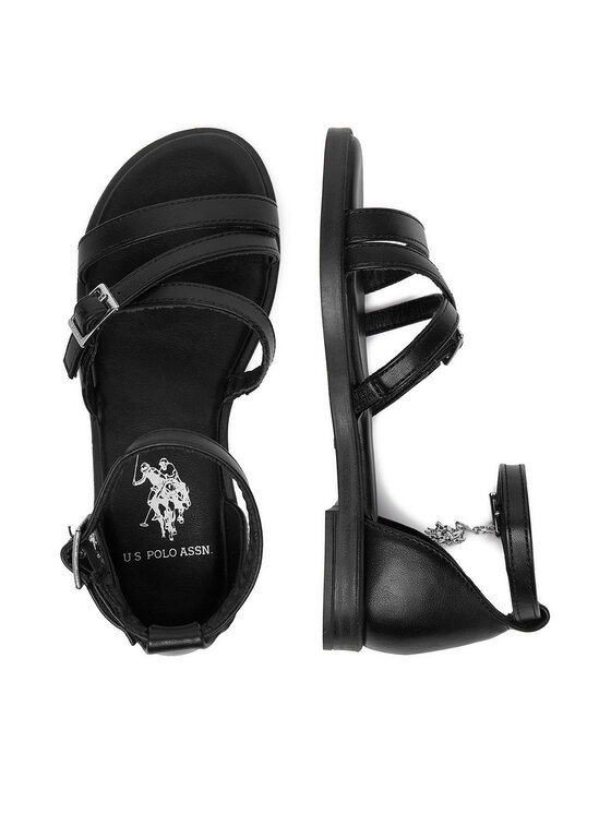 U.S. Polo Assn. U.S. Polo Assn. Sandały EO-ANGE001K/6Y1 Czarny